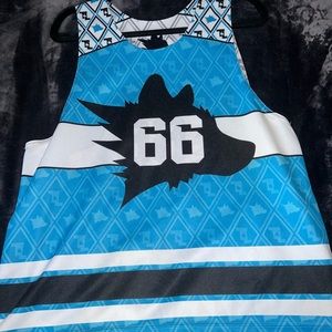Reversible Titanium Wolves Lacrosse Jersey